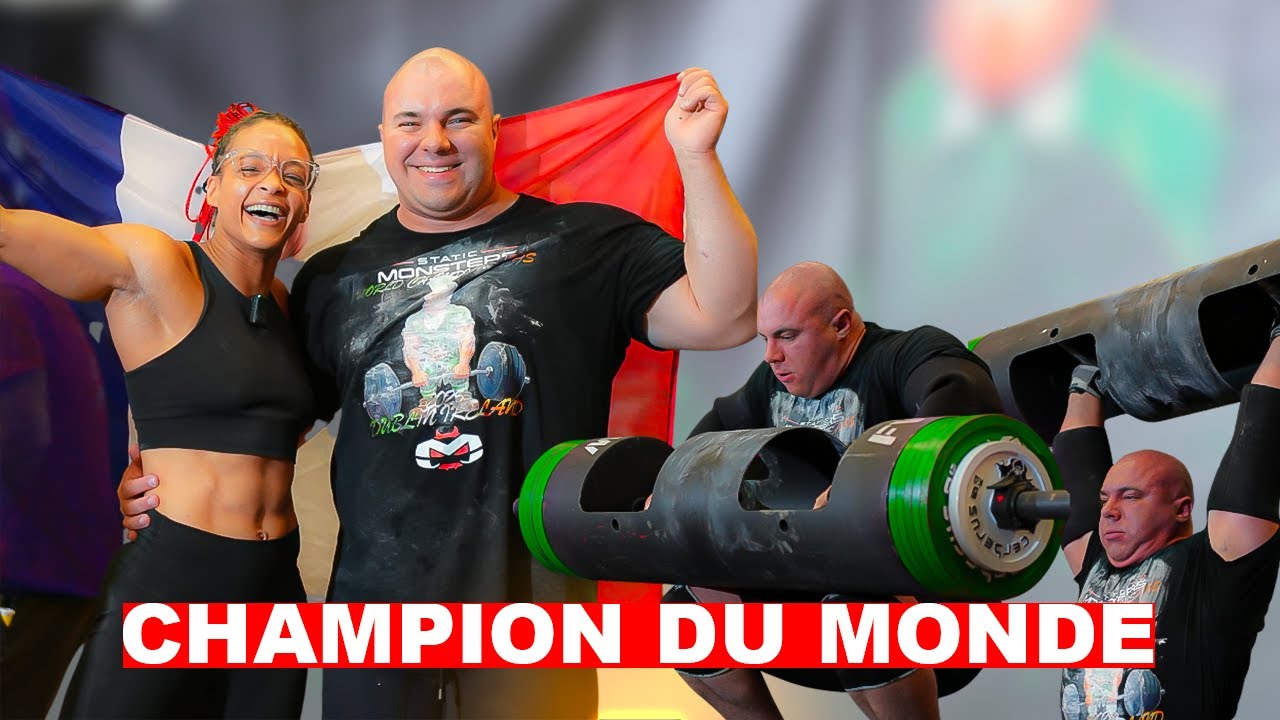 Il gagne les championnats du monde de Strongman (et on l'accompagne)