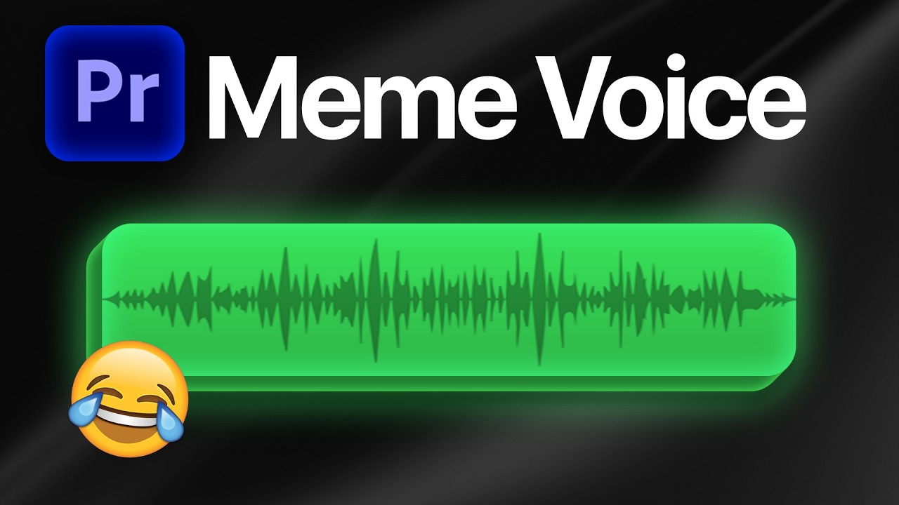 How To Make a Funny Meme Voice Effect in Premiere Pro
