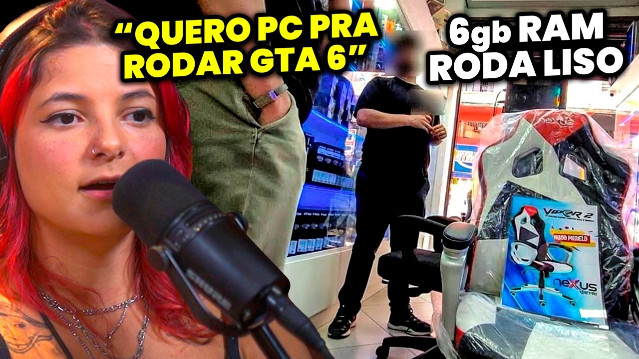 ELE FINGIU SER LEIGO E FOI COMPRAR PLACA DE VIDEO PRA TESTAR A HONESTIDADE DAS LOJAS - react