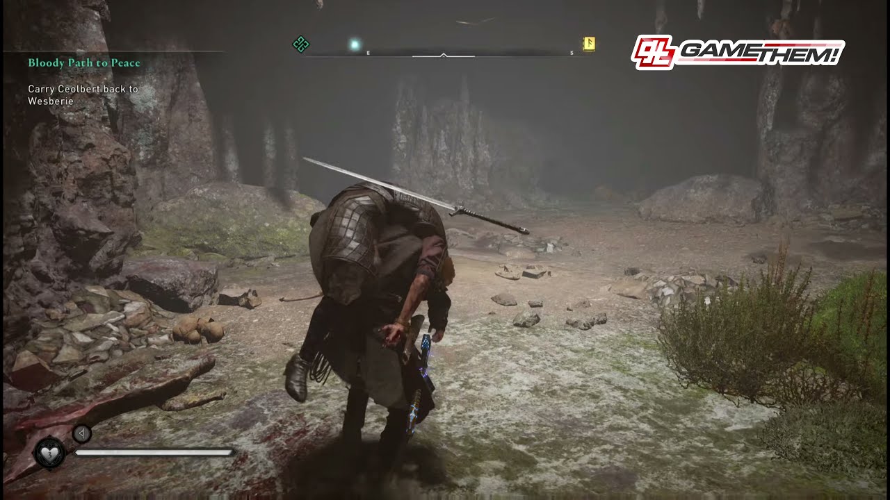 Follow This Route To Get Out Of Cave (Carry Ceolbert Back to Wesberie) | Bloody Path to Peace