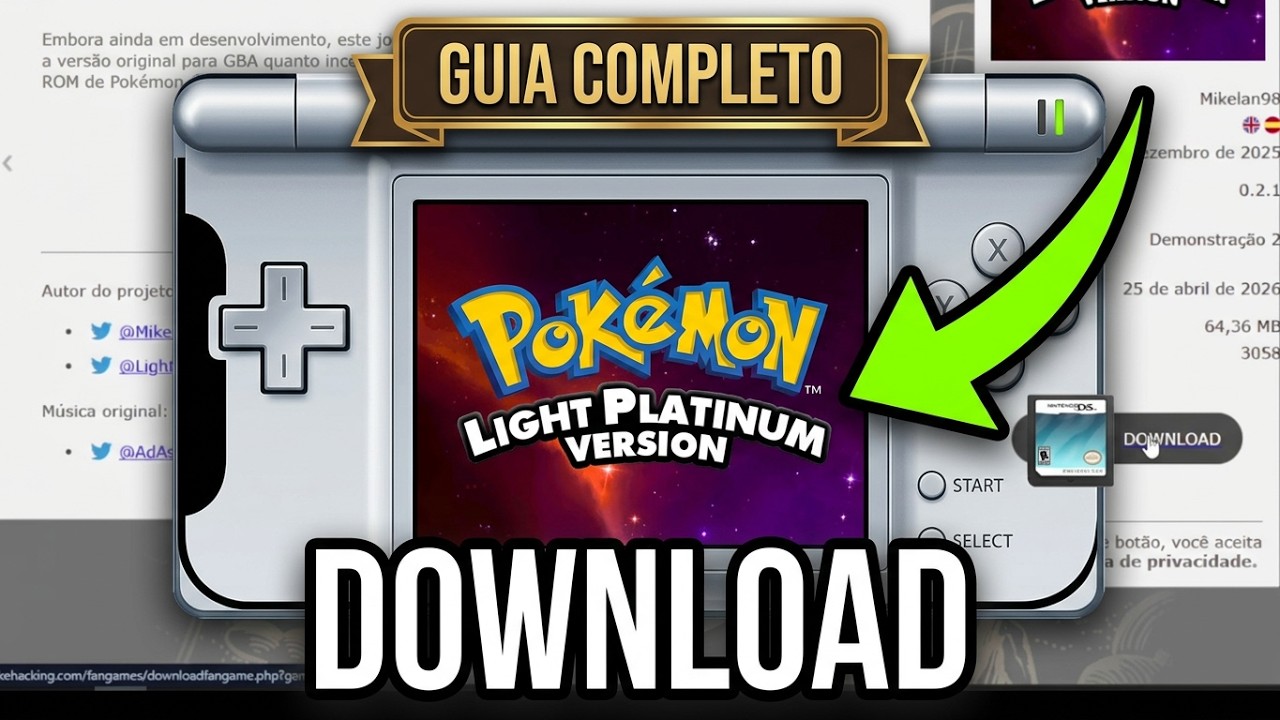 POK&Eacute;MON LIGHT PLATINUM DS REMAKE 2026: Complete Installation Guide and Step-by-Step Instructions ...