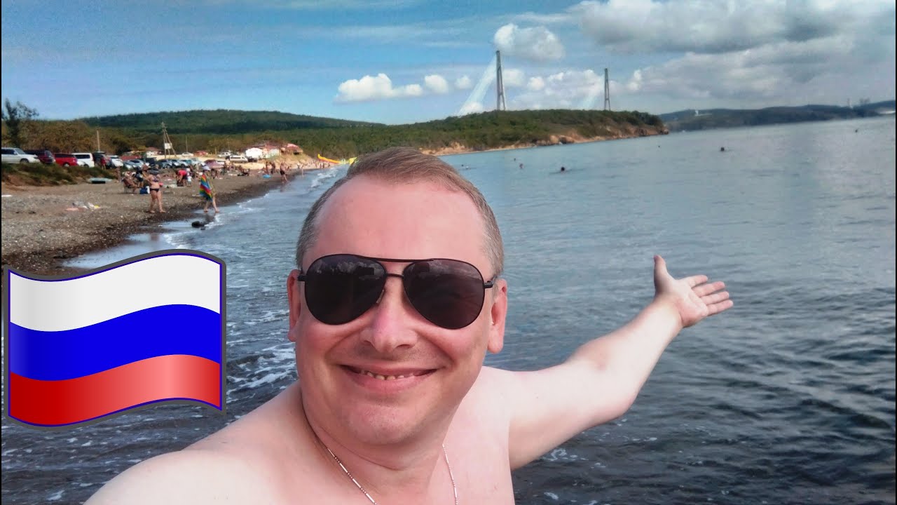 #9.Купаюсь на острове Русский: пляж бухты Аякс (Японское море), обзор 🌊 Как доехать на транспорте? 🚌