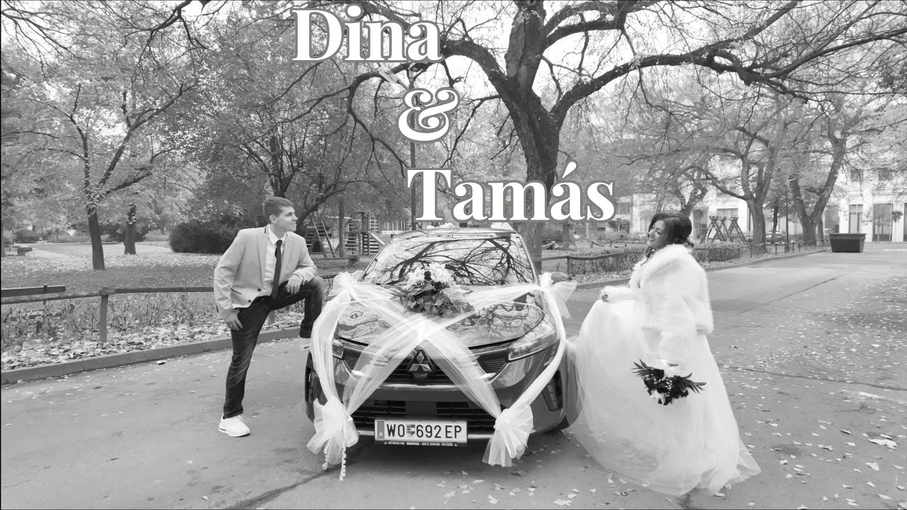 Dina & Tamás romantikus esküvő 2024