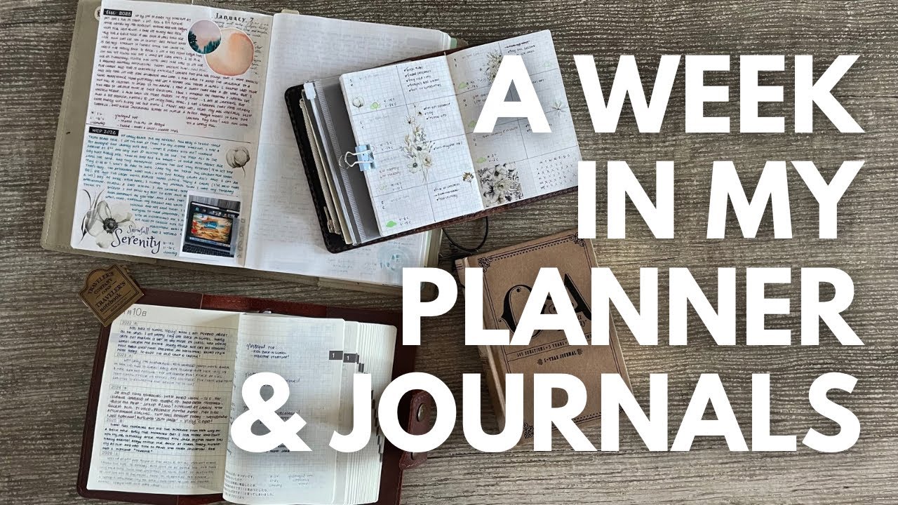 How I'm using all of my journals // A Week in my Planner & Journals #plannerlineup