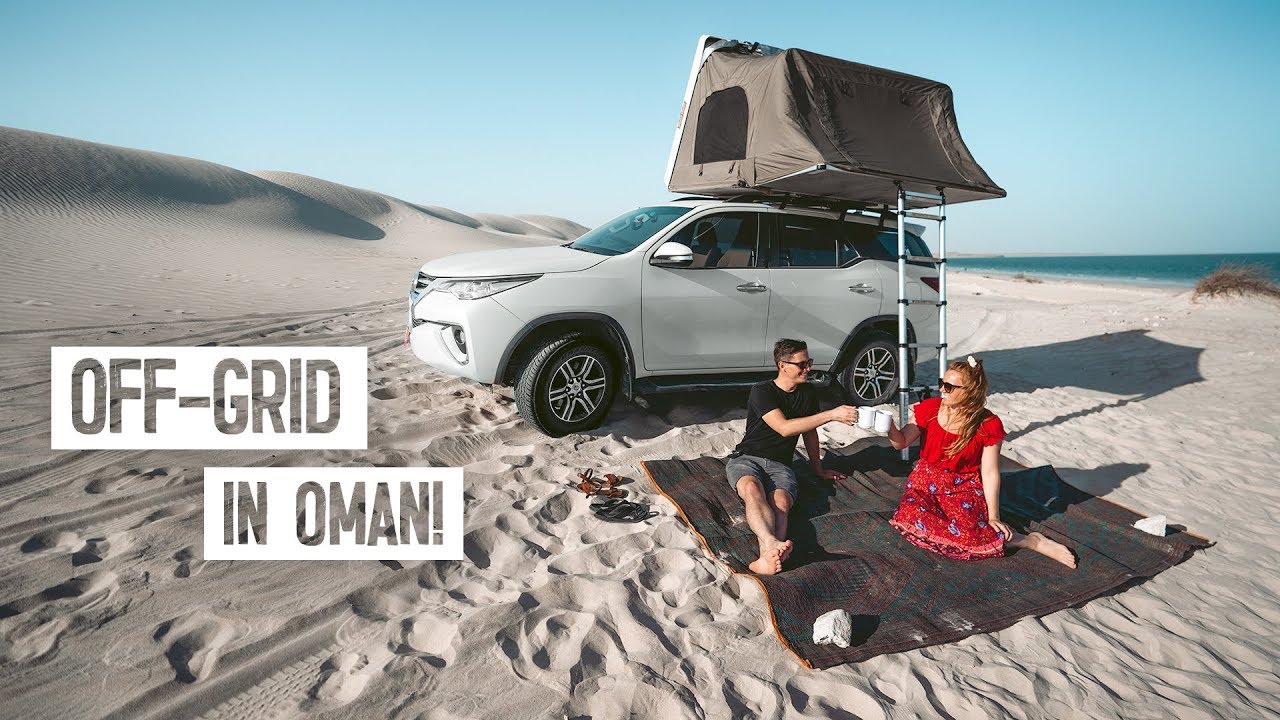 Living in a ROOFTOP TENT in OMAN! Off-Grid Wild Camping in the Sugar Dunes