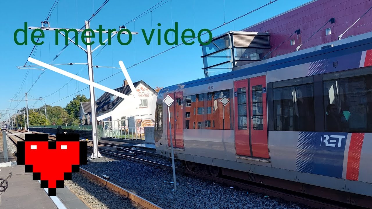 metro bij station Alexander en oosterflank en meer.