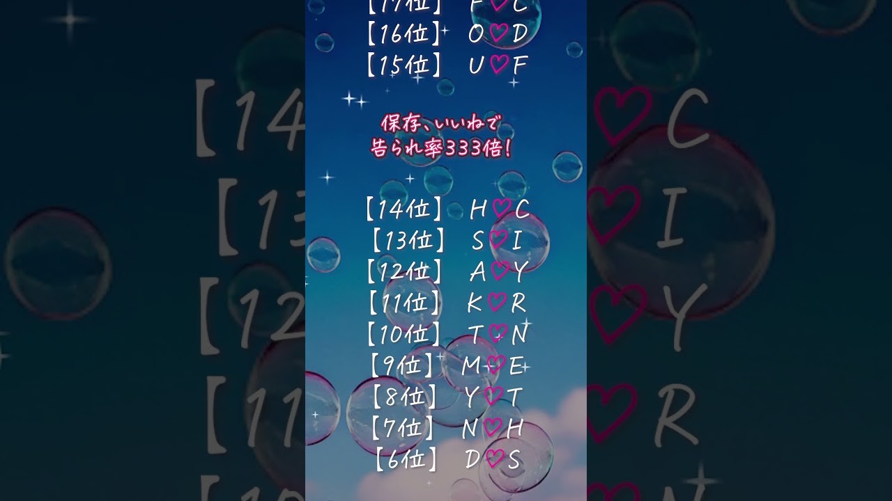みんなの恋がみのりますように。#恋愛占い #恋愛成就 #復縁 #恋愛