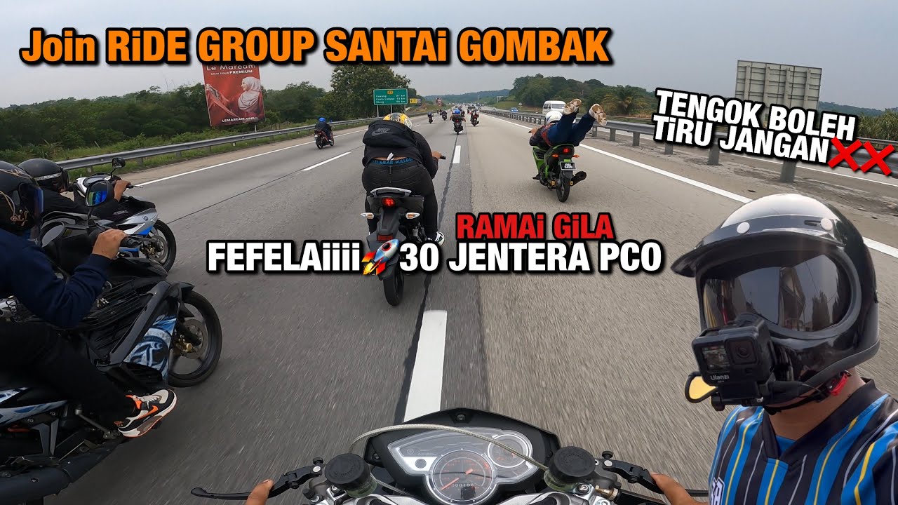 PERHH😱 30 JENTERA PCO | RiDE KE TANJUNG MALiM |