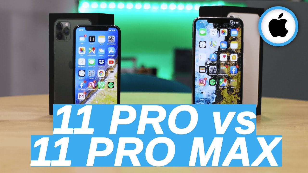 iPhone 11 PRO MAX: RECENSIONE e vs iPhone 11 Pro