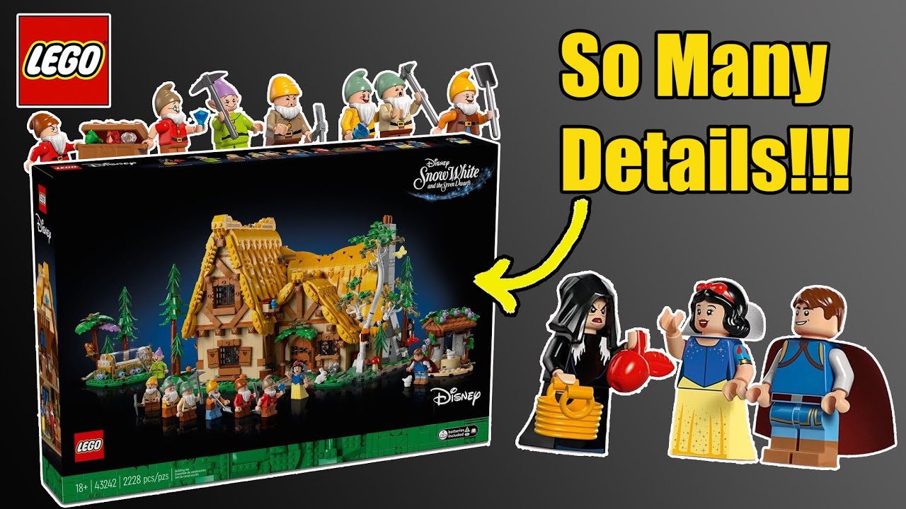 DETAILED Breakdown of the Lego Snow White Cottage