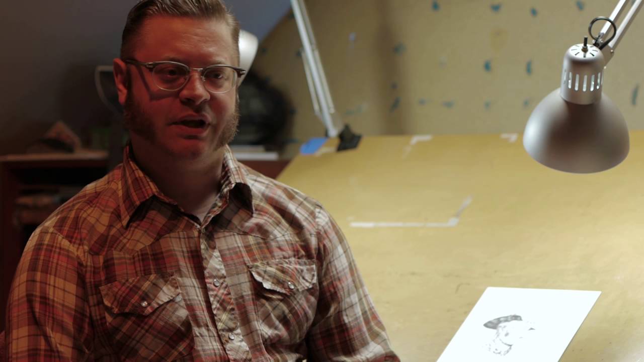 Tony Moore, artist of The Walking Dead, sketches his favorite comic book character