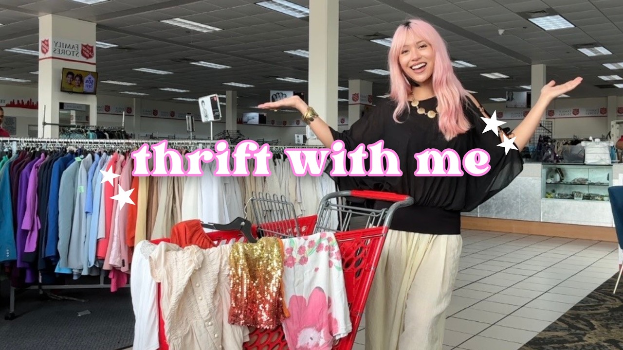 THRIFT WITH ME + i share my SECRET thrifting tips