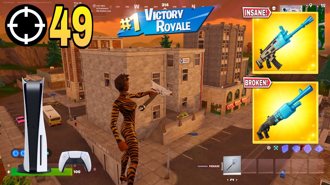 49 Elimination Solo RELOAD Wins Gameplay Chapter 7 (PS5 Controller)