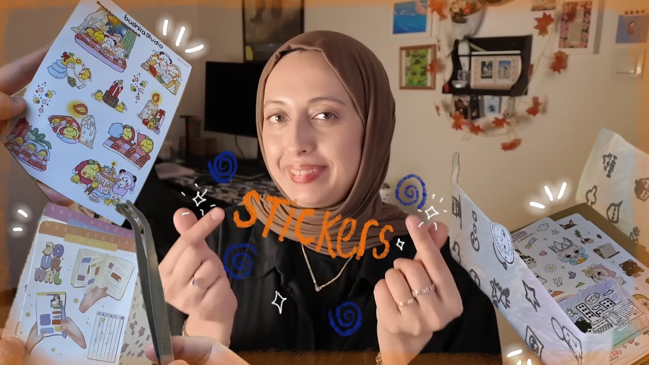 sticker alışverişim | 3 farklı shopier dükkanından aldıklarım