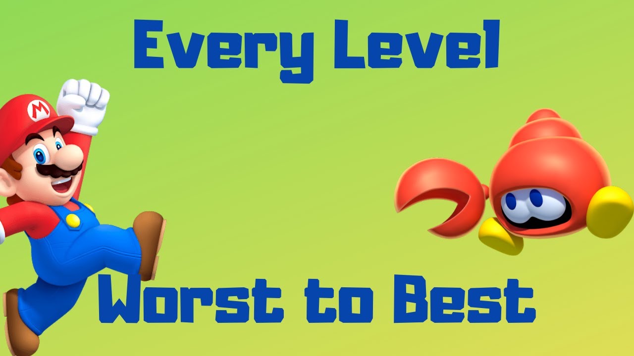 Рейтинг всех уровней в New Super Mario Bros Wii от худшего к лучшему