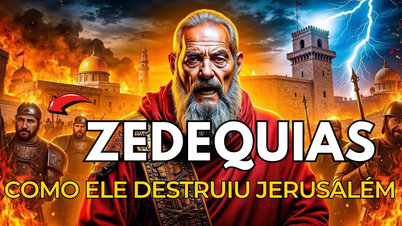 ZEDEQUIAS: A verdade JAMAIS CONTADA sobre a QUEDA de JERUSALÉM | História Bíblica CHOCANTE