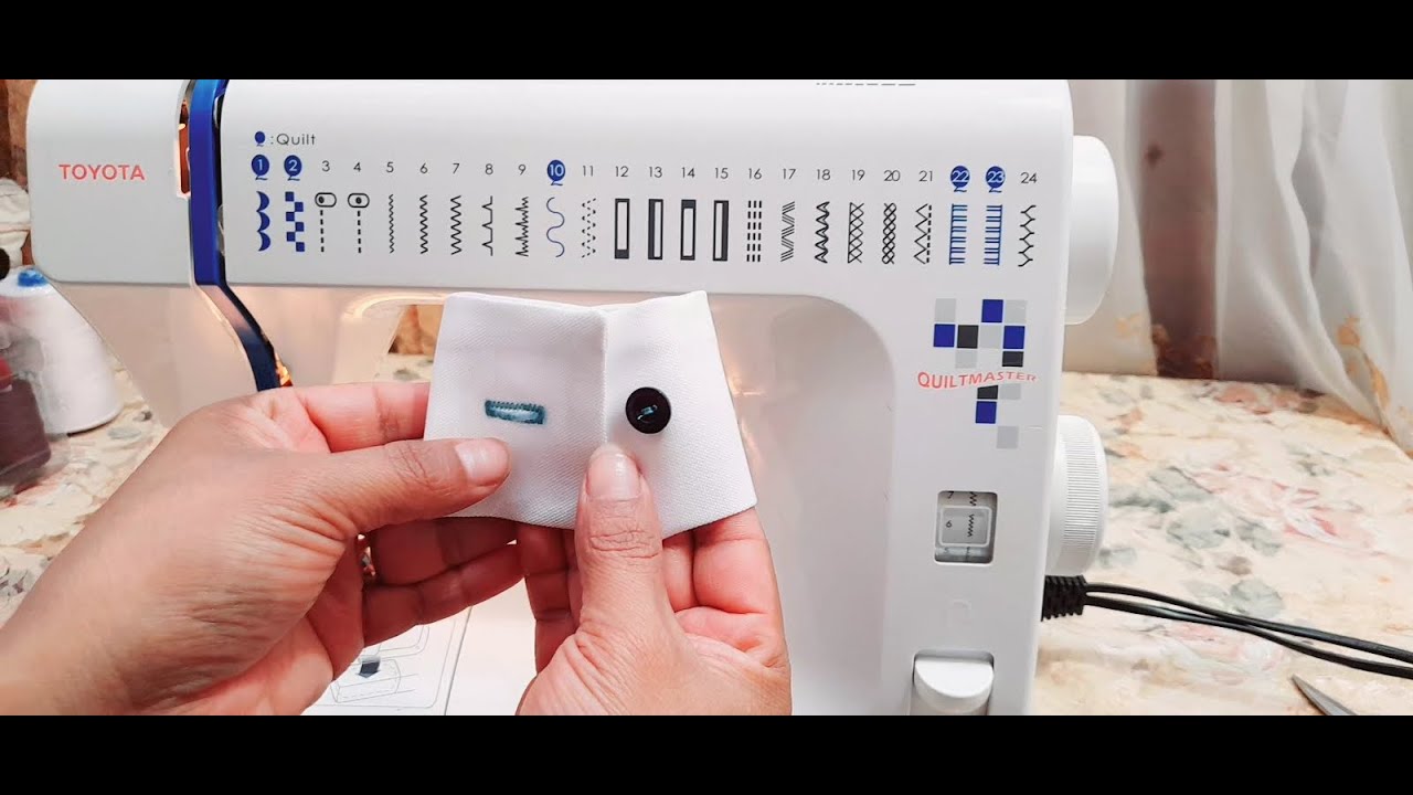 COMO HACER OJAL, PEGAR BOTONES, AJUSTES DE LA MÁQUINA (toyota quiltmaster) lo que no te dicen.