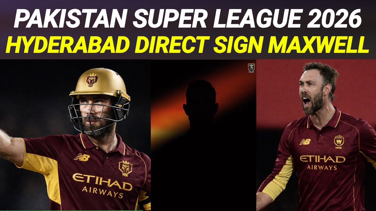 Glenn Maxwell in Hyderabad Kingsman | PSL 11 Updates | PSL 2026