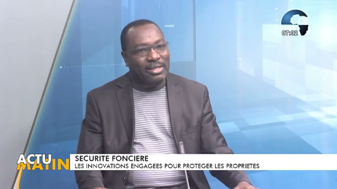 Gilles Kossou de l'ANDF sur le titre foncier et le cadastre 