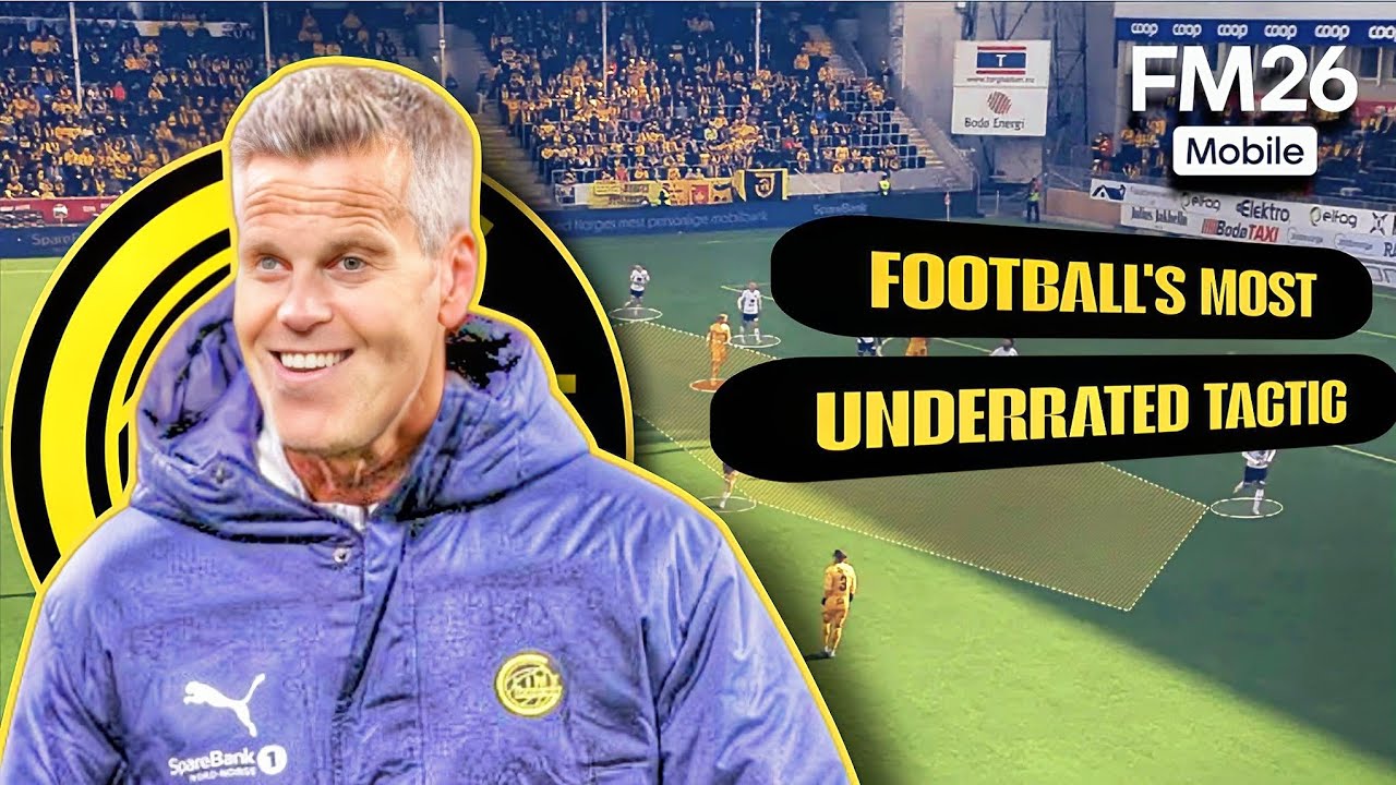 Bod&oslash;/Glimt FM26 Mobile Overpowered System🔥⚔️ !! | FM26 Mobile Meta Tactics