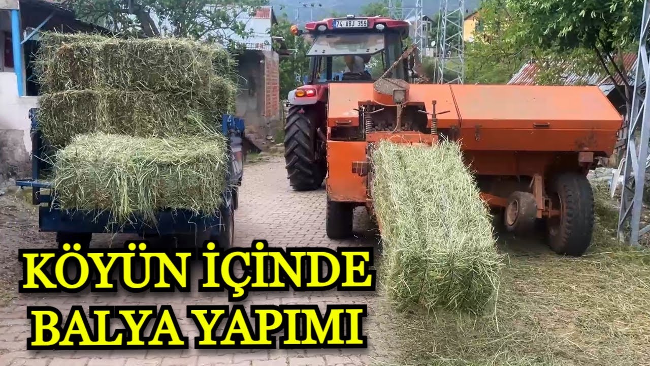 Zamanla Yarış ! Yağmur Gelmeden Balya Yapımı ve Fiyatları
