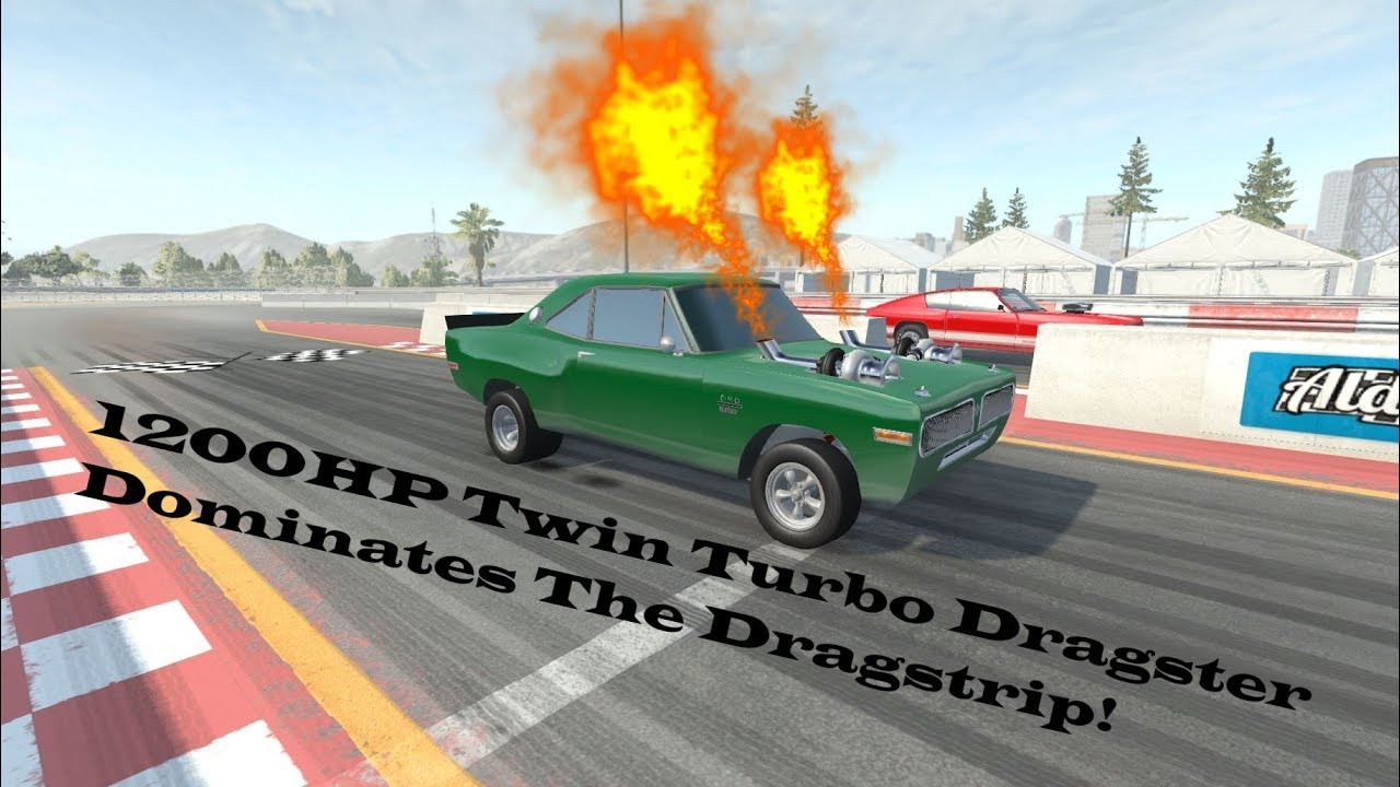 Twin Turbo Dragster! BeamNG+Automation ep 15