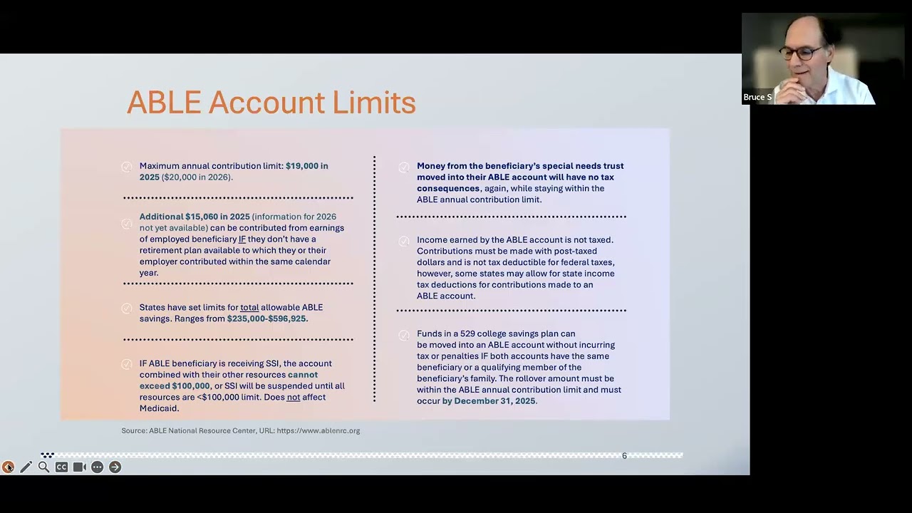 ABLE Accounts and Government Programs