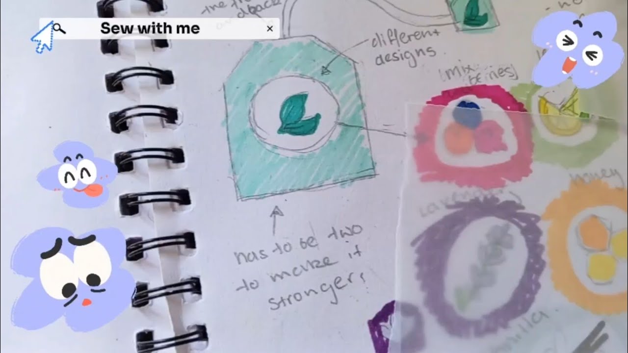 Sew With Me (making tea bags bookmarks)