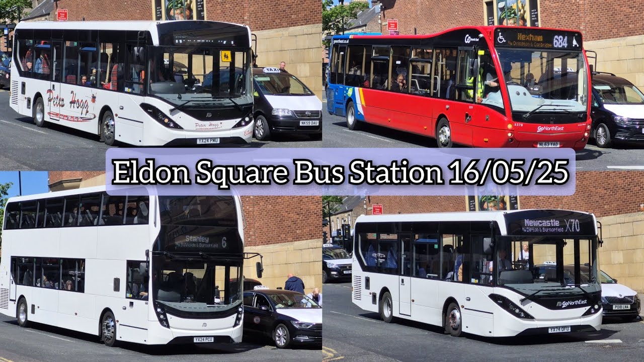 Buses at Eldon Square Bus Station. | 16/05/25.