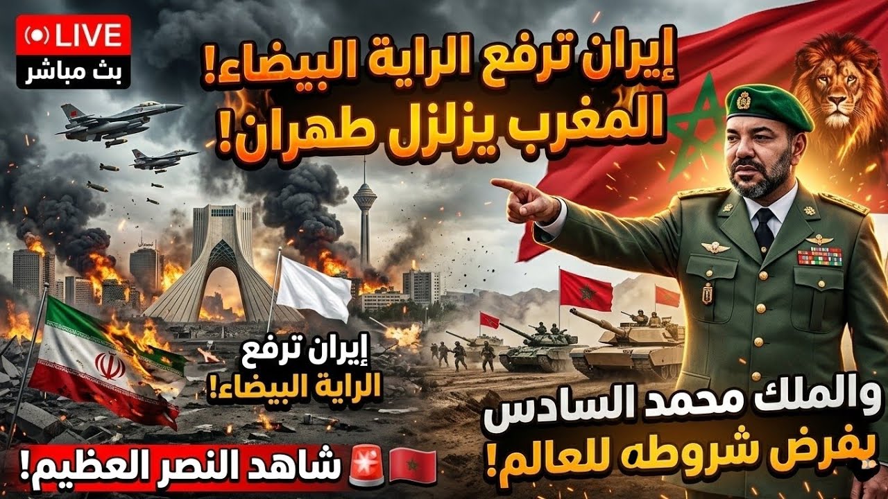بث مباشر: إيران ترفع الراية البيضاء! المغرب يزلزل طهران والملك محمد السادس يفرض شروطه للعالم! 🚨🇲🇦