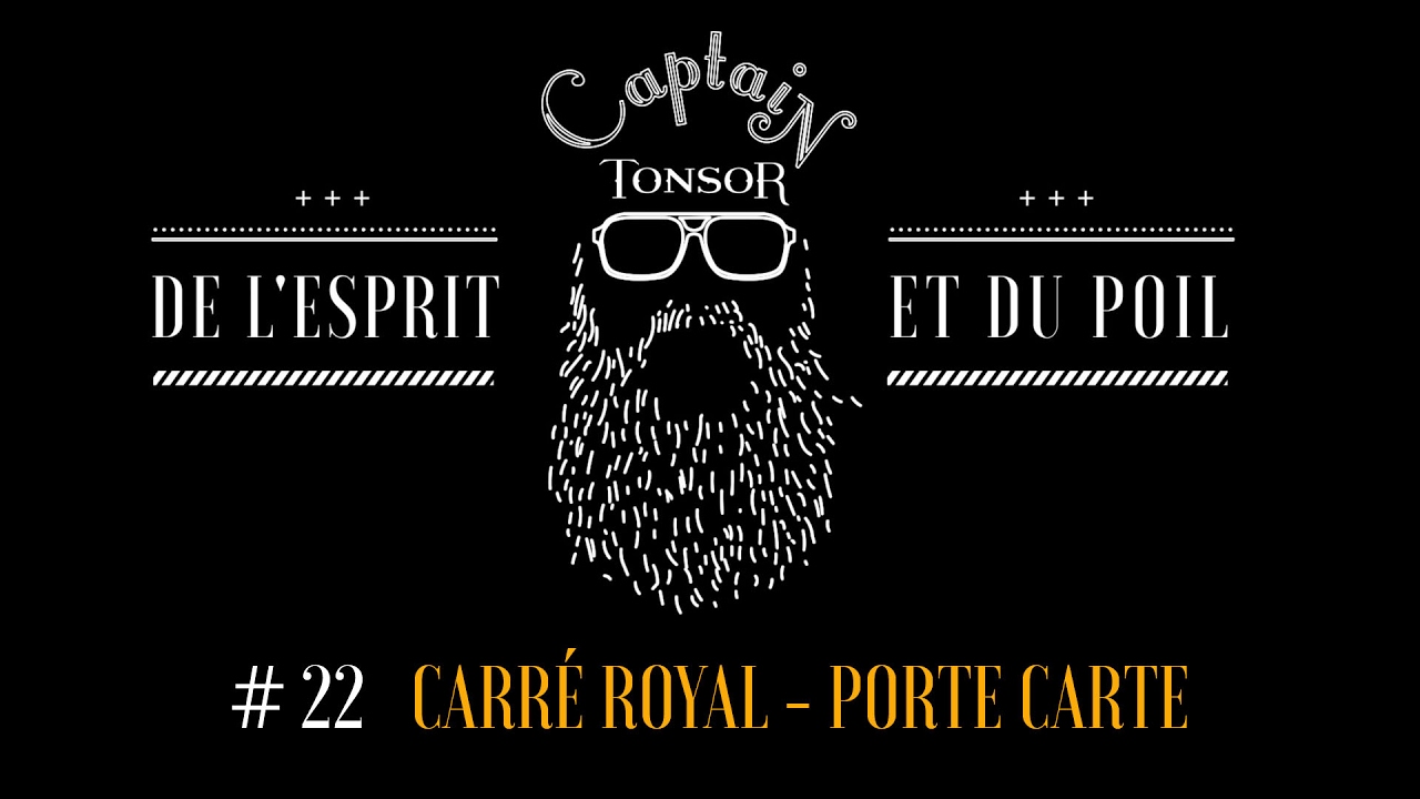 Captain Tonsor // #22 // Carré Royal porte-monnaie cuir