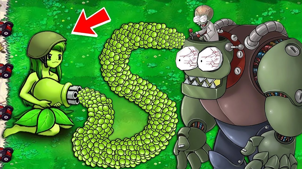 Plant Vs Zombies 9999Galting Girl Vs Dr.zomboss