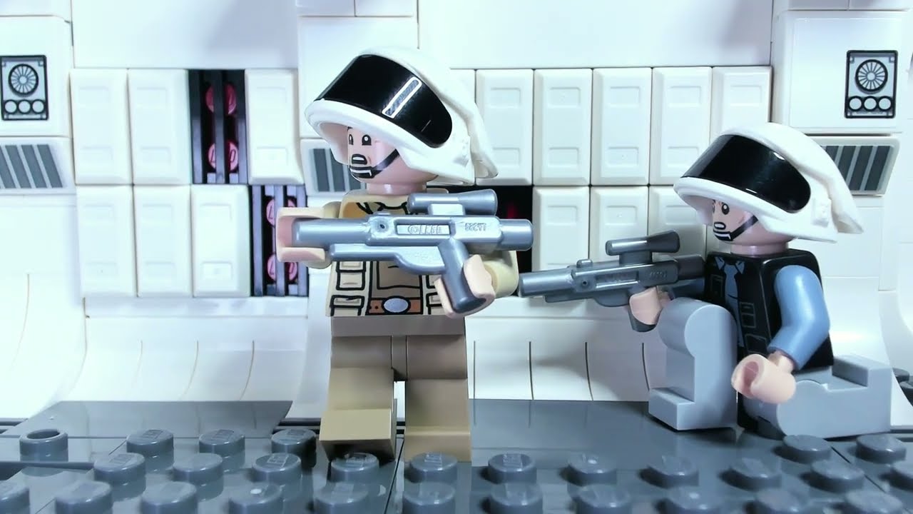 Lego Star Wars Stop Motion Speed Build Boarding the Tantive IV