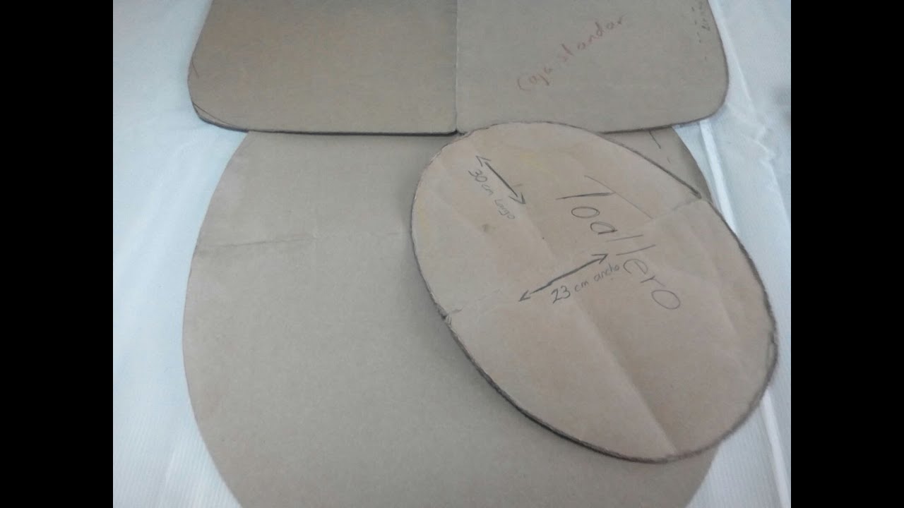 COMO HACER UN MOLDE PARA JGO DE BA&Ntilde;O