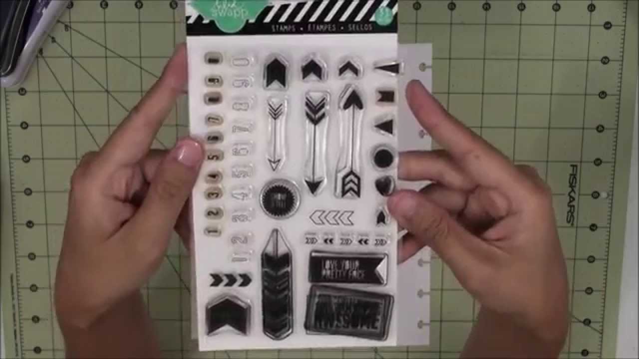 Stamping with Various Inks in the Happy Planner Pages