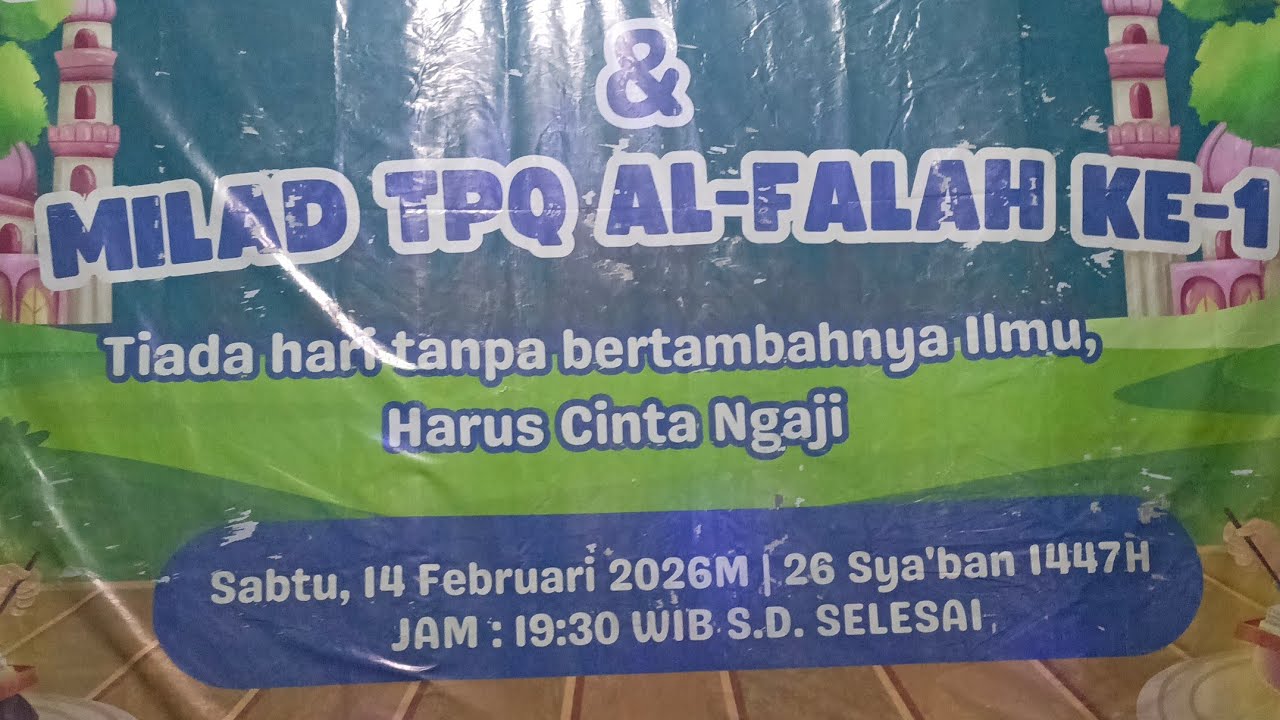 Masjid Al falah PerumGCV kec.SerangBaru kab.Bekasi sedang live sekarang!