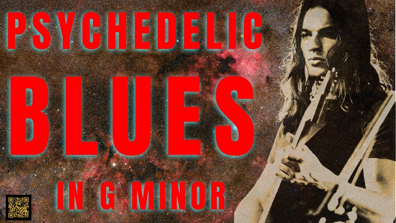 PSYCHEDELIC BLUES JAM in G Minor | Guitar Backing Track