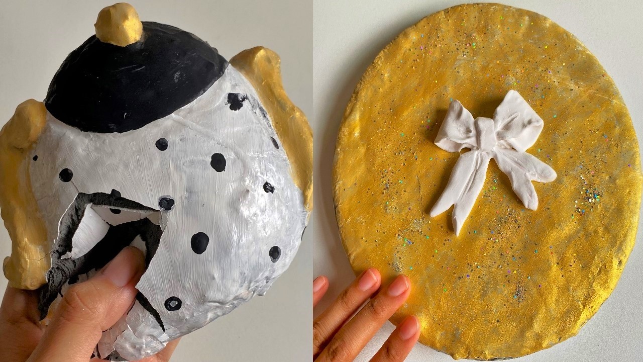 Luxury Gold Clay Cracking ASMR | Deep Stress Relief & Satisfying Plaster Break Sounds ✨