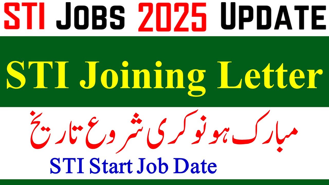 STI Joining Letter Issued 2025 | All STI Retained 2025 | School Teaching Internees Jobs 2025 | sti