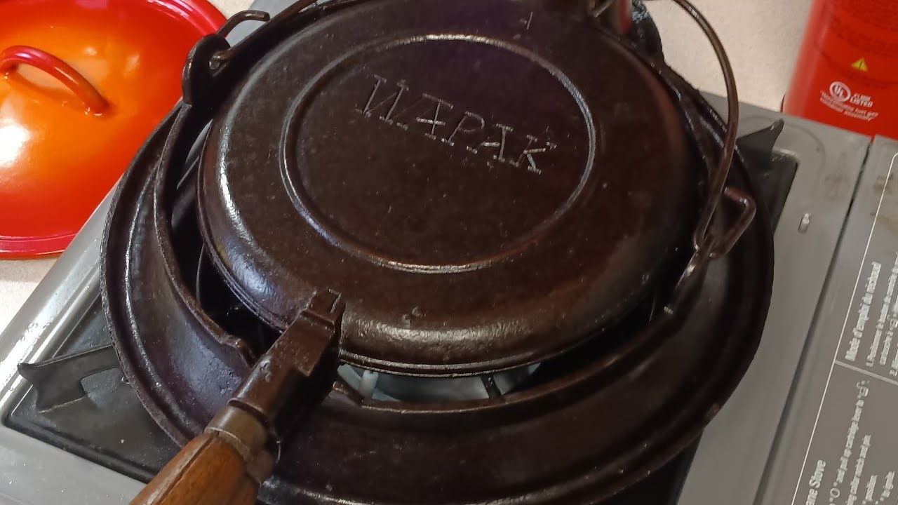 Testing Out A Wapak Cast Iron Waffle Maker