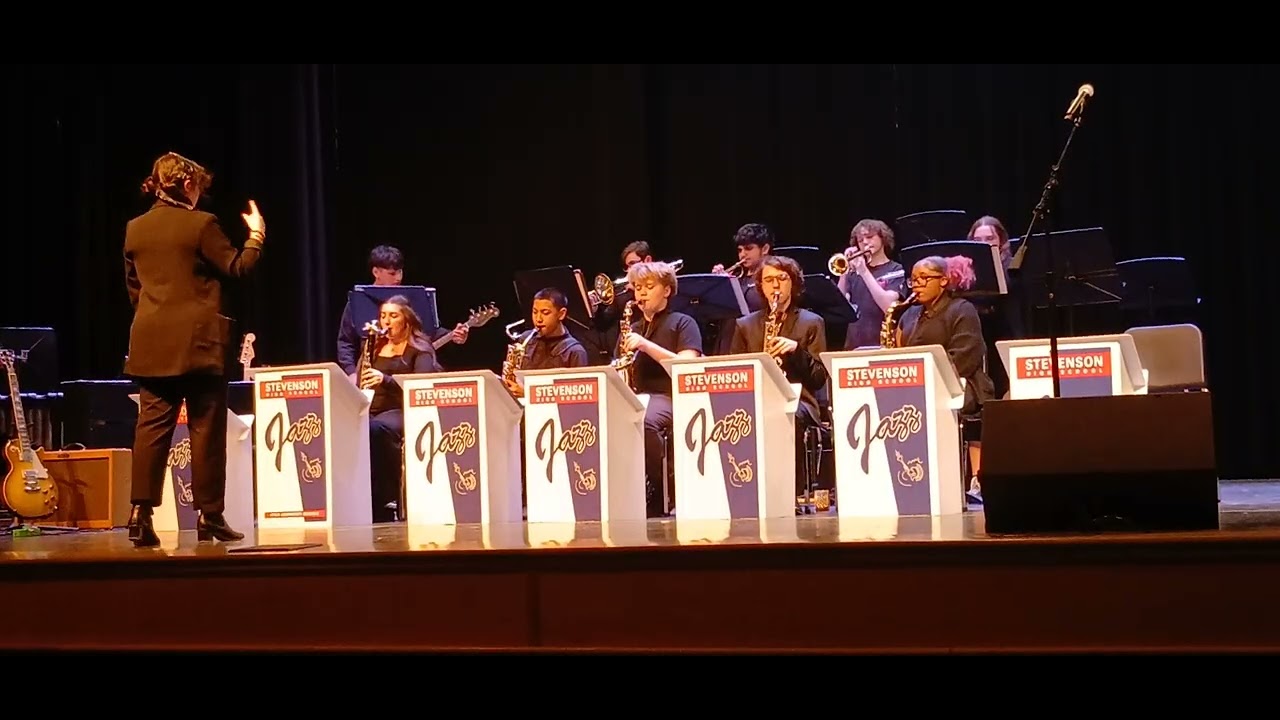 Stevenson High School jazz band performance, 2/4/26