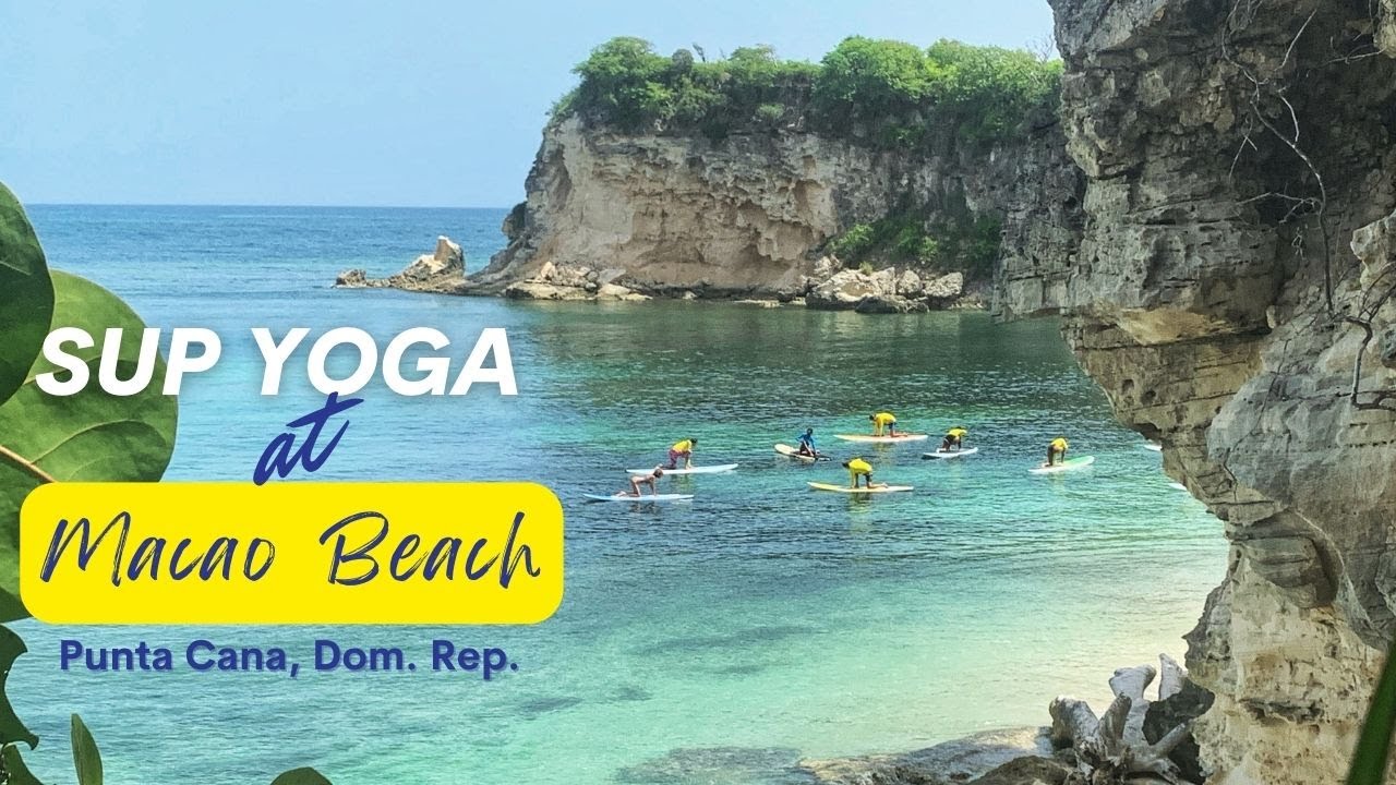 The Most Beautiful 2 minutes of Macao Beach 😍 - Sup Yoga in the most idyllic setting!🏝