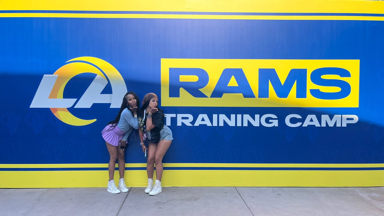 Inside the Los Angeles Rams Training Camp 2025: Talking W/ Players & Fan Zone Fun 🐏💙💛
