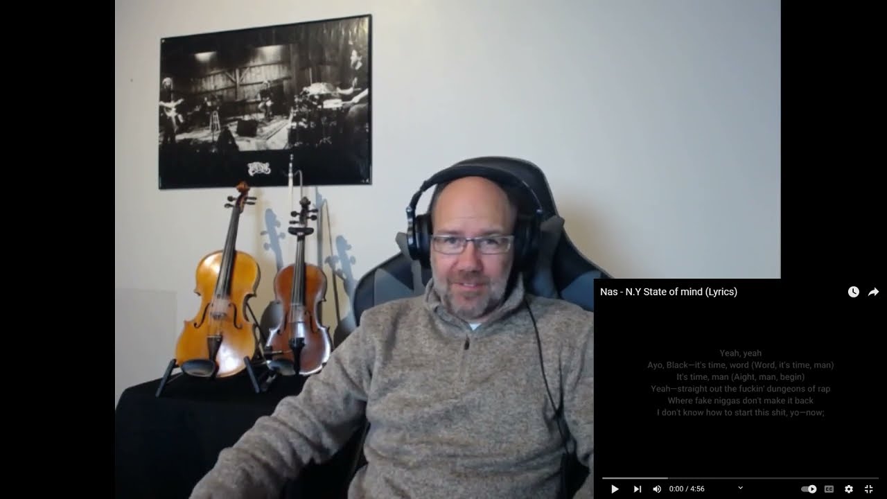 Violinist reaction to Nas NY State of mind