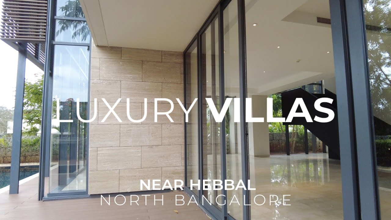 Luxury 5 BHK + Study Villa near Hebbal North Bangalore | Villas with Garden and Private Pool!