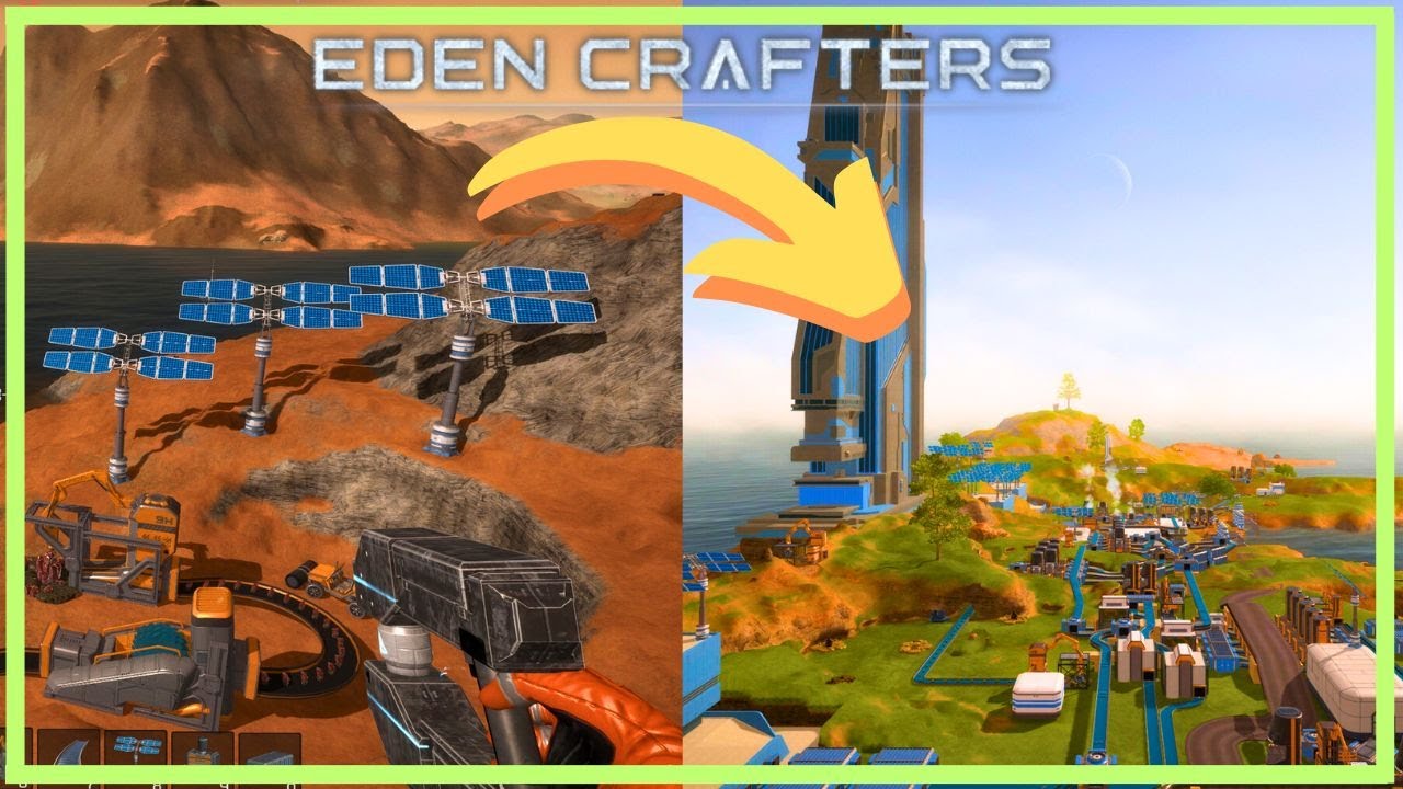 Is This Game Similar to Satisfactory? | Eden Crafters | Ep 1