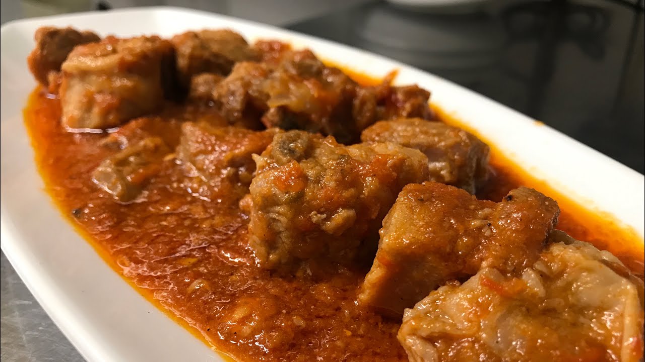 Costillas en salsa