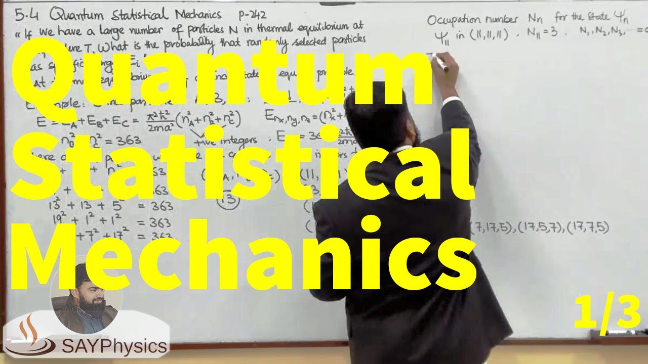 L50.1 Quantum statistical mechanics