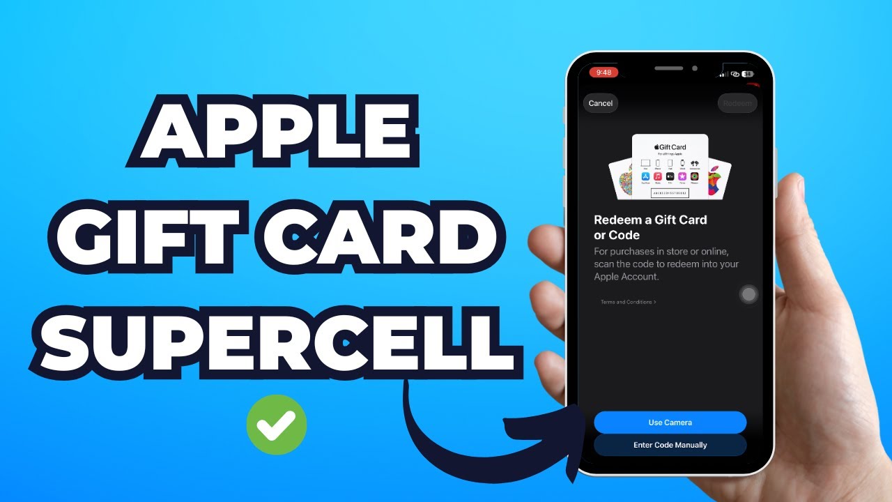 Как совершать покупки в магазине Supercell Store с помощью подарочной карты Apple (просто)