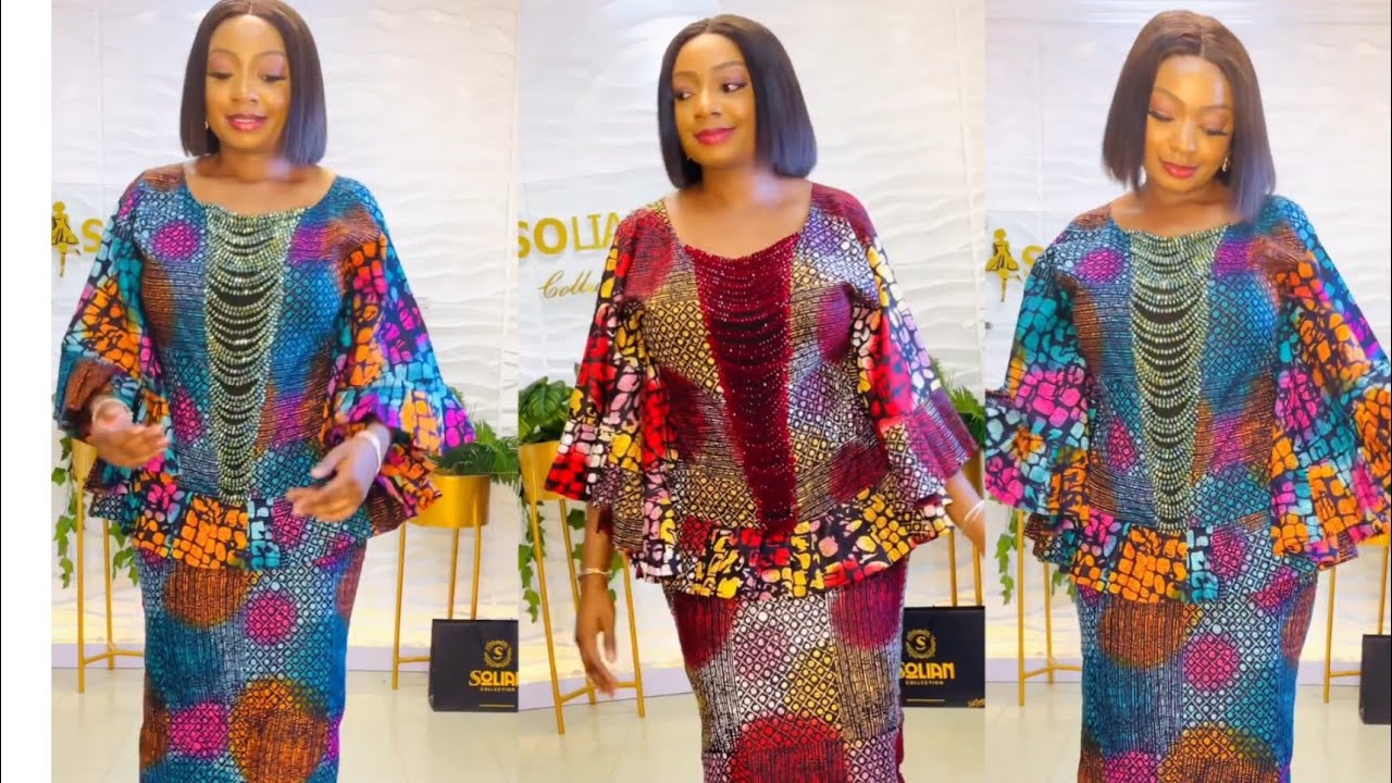 How to SEW and BEAD TRENDY PLEATED BUBU KAFTAN WITH RUFFLES